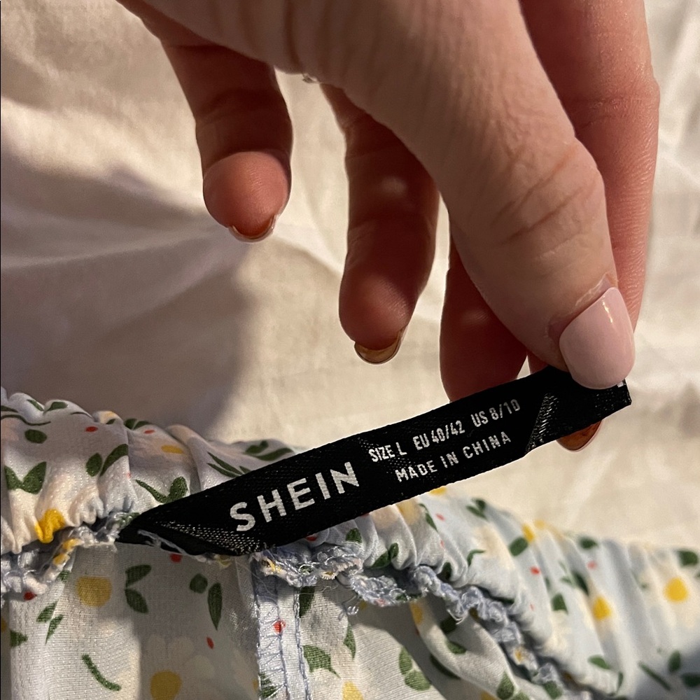 SHEIN Blue Floral Maxi Dress - Picture 2 of 6